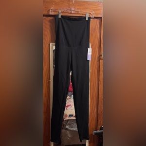 Black maternity leggings